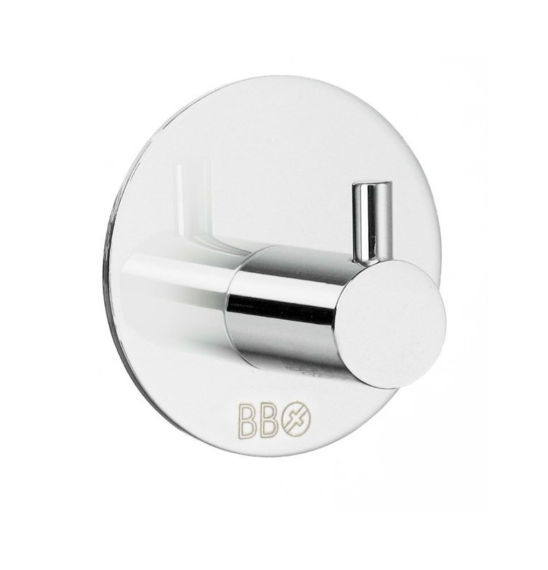 Smedbo - Beslagsboden - Self Adhesive Double Hook in Polished CH BK356